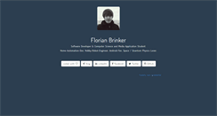 Desktop Screenshot of florian-brinker.de